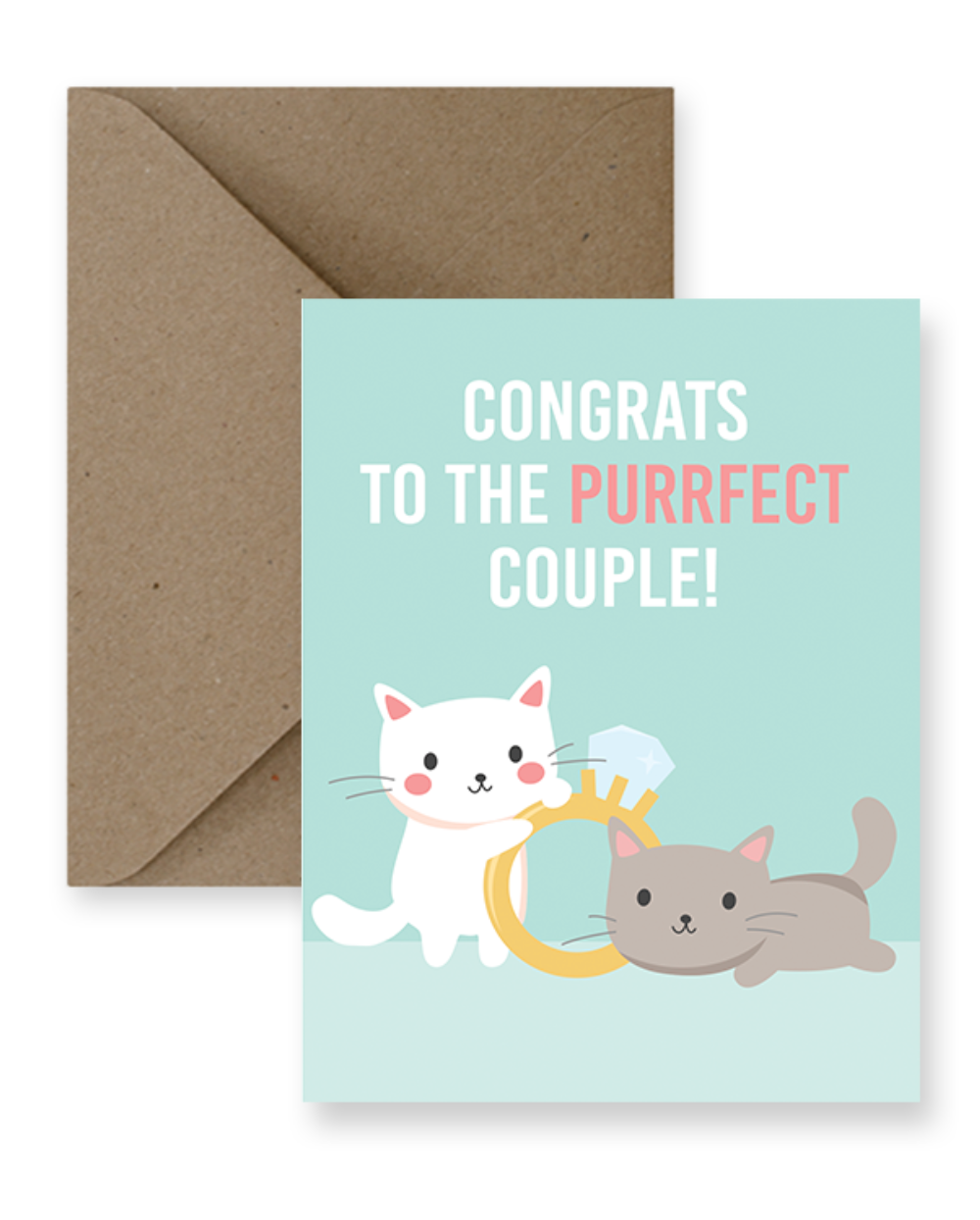 “Congrats to the Purrfect Couple”